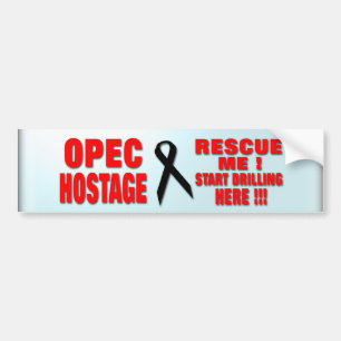 Opec-gijzelaar Bumpersticker