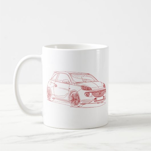 Opel AdamS 2015 Koffiemok (Links)