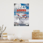 Opel Ascona Car Poster (Keuken)