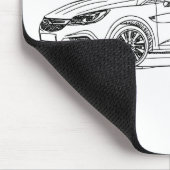 Opel Astra SportTourer 2016 Muismat (Hoek)