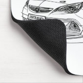 Opel AstraOPC Extreme 2015 Muismat (Hoek)