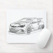 Opel AstraOPC Extreme 2015 Muismat (Met muis)