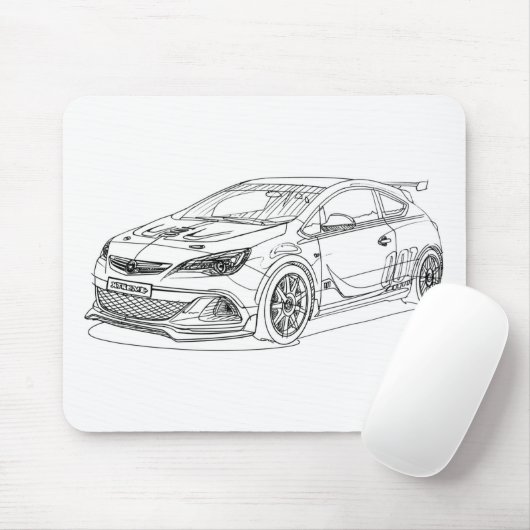 Opel AstraOPC Extreme 2015 Muismat (Met muis)