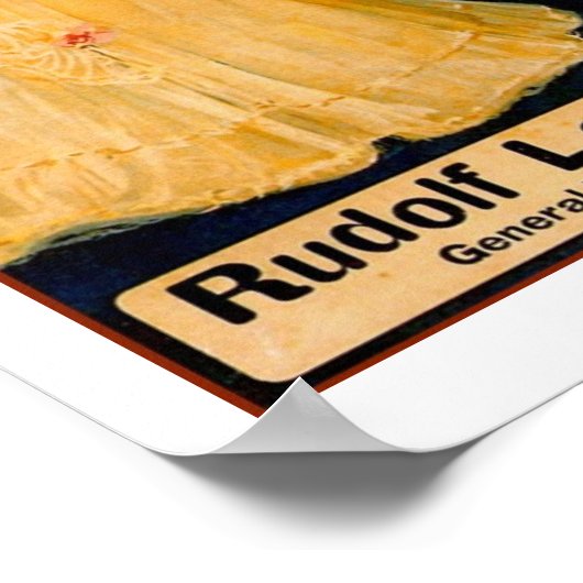 Opel Bicycles  Adverteren Poster (Hoek)