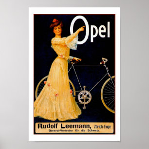 Opel Bicycles  Adverteren Poster