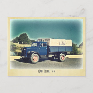 Opel Blitz Briefkaart