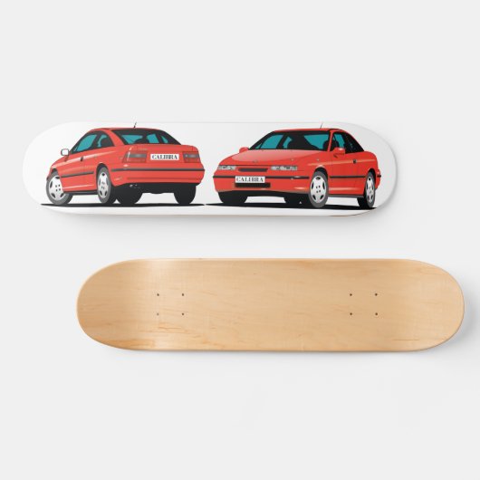 Opel Calibra red Skateboard (Horizontaal)