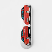 Opel Calibra red Skateboard (Voorkant)