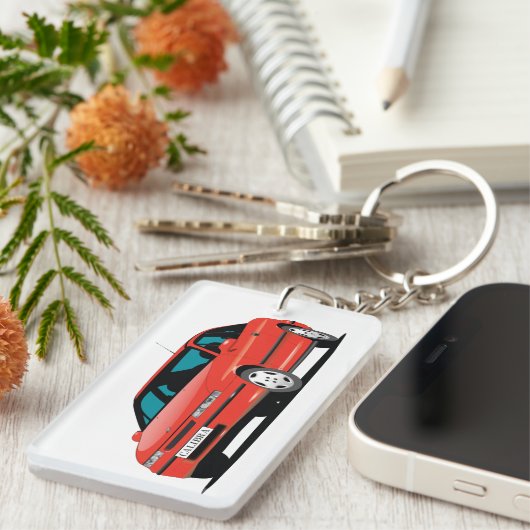 Opel Calibra red Sleutelhanger (Voorkant Rechts)