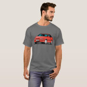 Opel Calibra red T-shirt (Voorkant volledig)