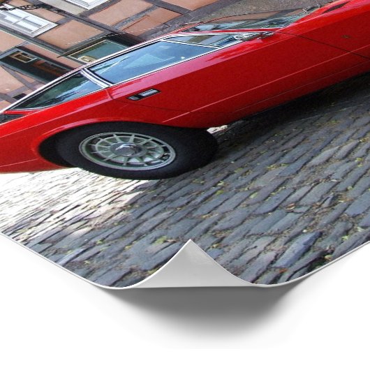 Opel Car Duitse Vintage Poster (Hoek)