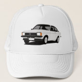 Opel Kadett C Coupé white Trucker Pet (Voorkant)