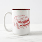 Opel Mokka 2013 Tweekleurige Koffiemok (Links)