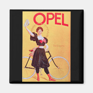 Opel -  Poster voor fietsen ( 1900 ) Magneet