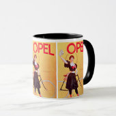 Opel -  Poster voor fietsen ( 1900 ) Mok (Voorkant rechts)