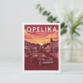 Opelika, Alabama  Briefkaart (Staand voorkant)