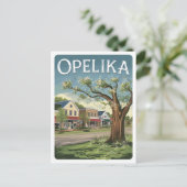 Opelika, Alabama  Briefkaart (Staand voorkant)