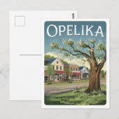 Opelika, Alabama  Briefkaart (Voorkant / Achterkant)