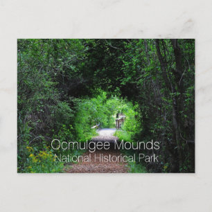 Opelofa Trail, Ocmulgee Mounds, GA Briefkaart