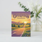 Opelousas VS Briefkaart (Staand voorkant)