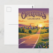 Opelousas VS Briefkaart (Voorkant / Achterkant)