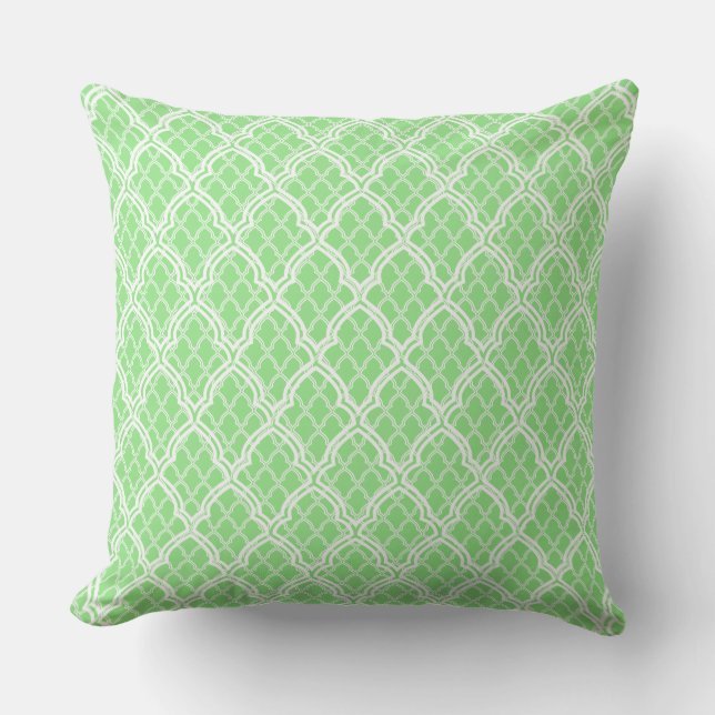 Open Accent Pillow-Moroccan Print Buitenkussen (Voorkant)