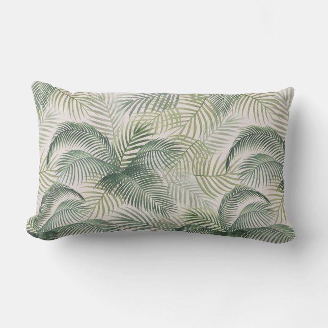 Open Accent Pillow-Moroccan Print Lumbar Pi Buitenkussen (Voorkant)