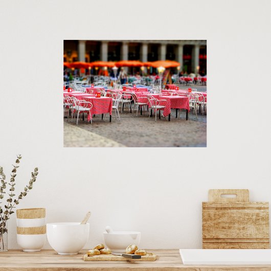 Open-Air-mijnbouw Poster (Keuken)