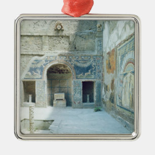 Open air triclinium van het Huis van Neptune Metalen Ornament