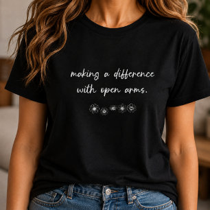 Open Arm Foster Care maakt een verschil T-shirt