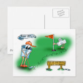 Open Bailout - Golf Briefkaart (Voorkant / Achterkant)