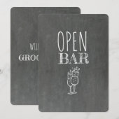 open balk | BRUIDEGOM | Best man grappig voorstel Kaart (Voorkant / Achterkant)