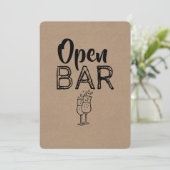 open balk | BRUIDEGOM | Best man grappig voorstel Kaart (Staand voorkant)