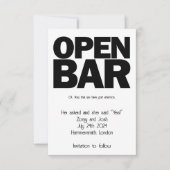 Open balk save the date (Voorkant)