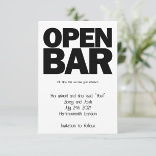 Open balk save the date