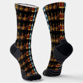 Open balk sokken (Gebogen)