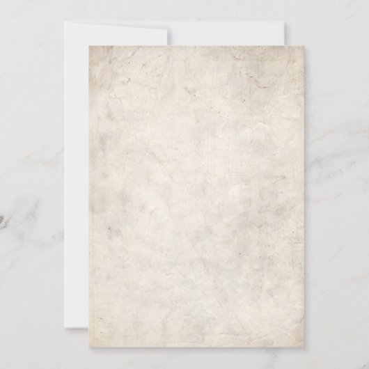 Open Bar en een bruiloft Kaart (Achterkant)