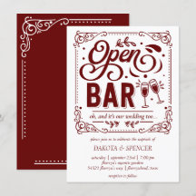 Open Bar (en Trouwen) | Rood en Wit Micro
