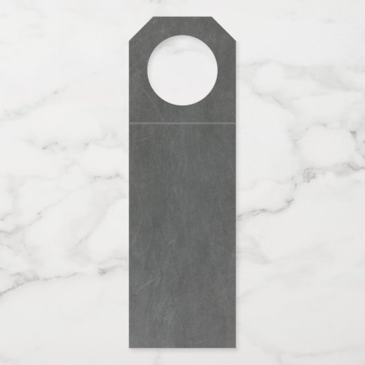 Open Bar - Funny Groomsmen Voorstel Flessenhanger (Achterkant)