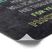 Open Bar Wedding Sign Cauny Funny Poster (Hoek)