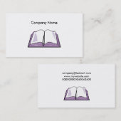 Open Bijbel, bedrijfsnaam Visitekaartje (Voorkant / Achterkant)