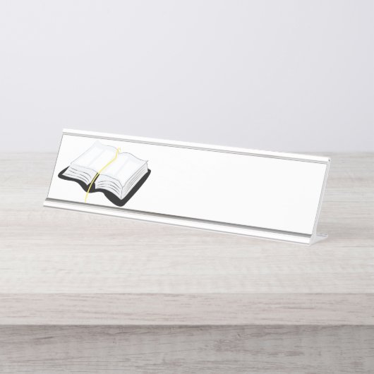 Open Bijbel Bureau Naambordje (Voorkant)