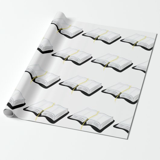 Open Bijbel Cadeaupapier (Uitgerold)