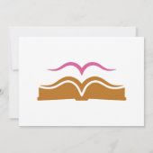 Open Bijbel Duif Logo | Heilige Geest Christelijk Kaart (Achterkant)