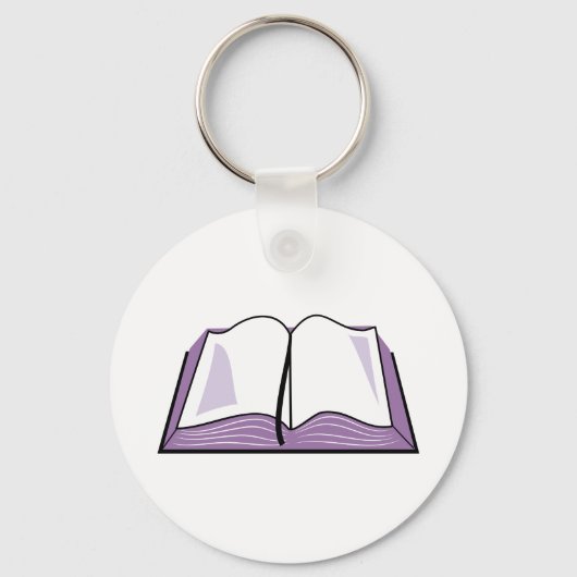 Open Bijbel Sleutelhanger (Voorkant)