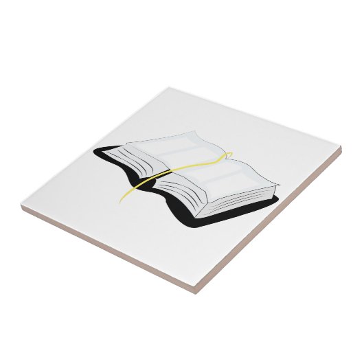 Open Bijbel Tegeltje (Zijkant)