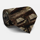 Open Bijbelboek met kaarsen - van Gogh Stropdas (Opgerold)