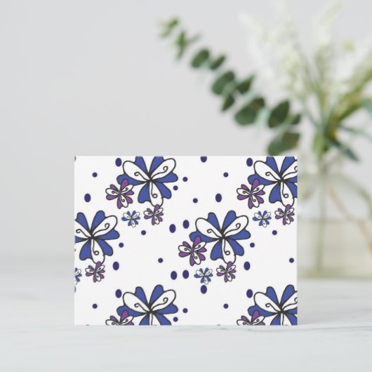 Open Bloom Briefkaarten (Staand voorkant)