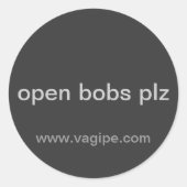 Open bobs stickers (Voorkant)