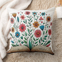 Open boek bloemen Groot